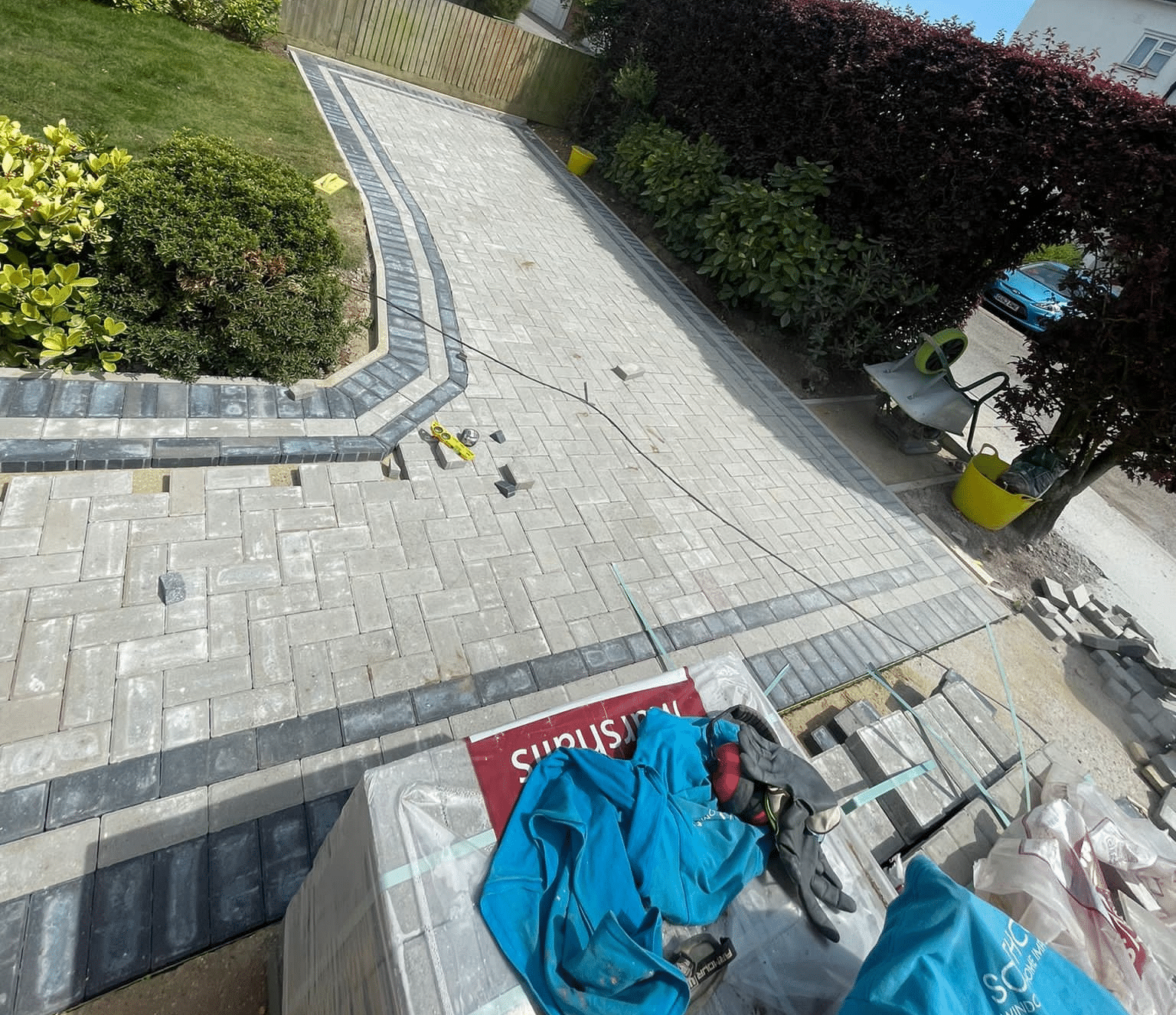 fron garden after